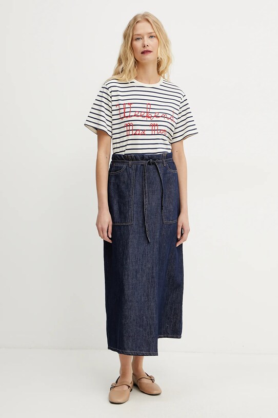 Weekend Max Mara spódnica 2515101082600 granatowy SS25