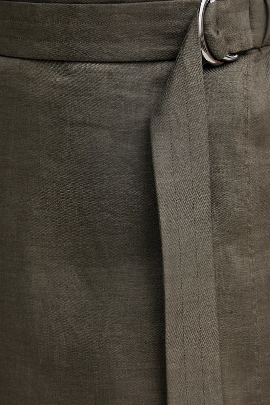 MM spódnica lniana zielony 2516101018600