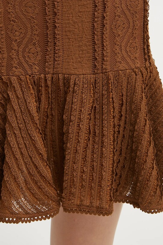 Charo Ruiz Ibiza fustă Etain maro 255401