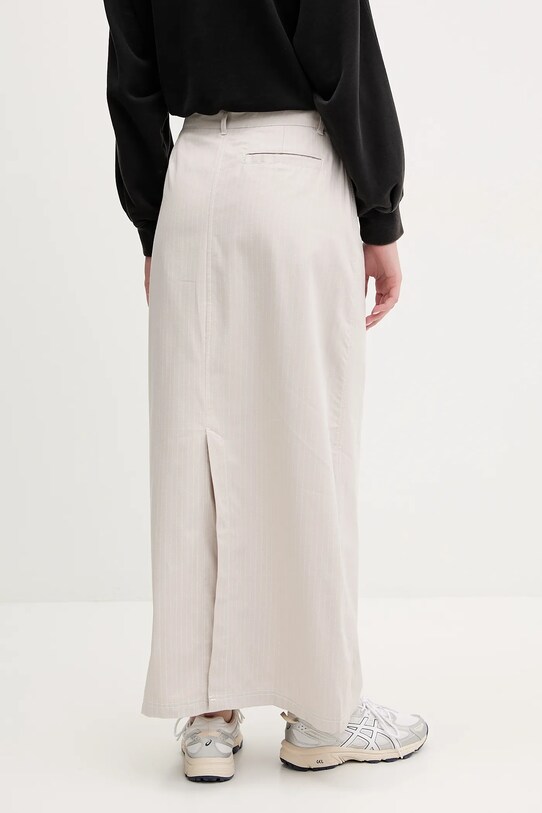 Oblečenie Bavlnená sukňa adidas Originals AOP MAXI SKIRT JC8854 béžová