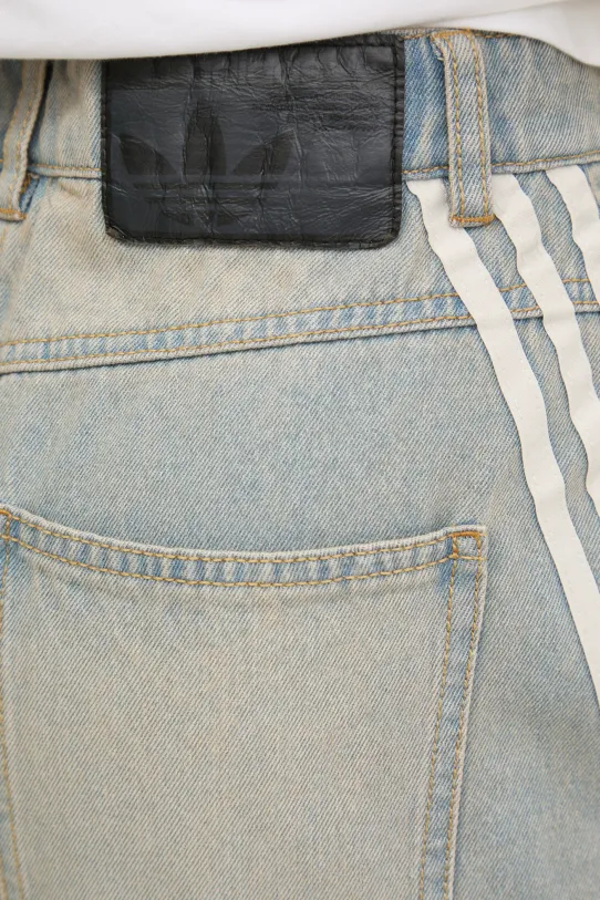 Джинсова спідниця adidas Originals DENIM ZIP SKIRT JX9215 блакитний