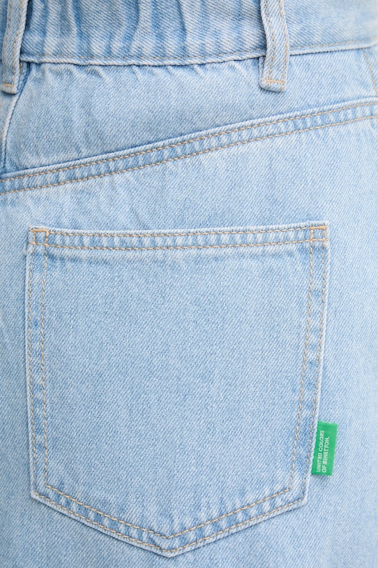 United Colors of Benetton fustă din denim albastru 43C8D004K