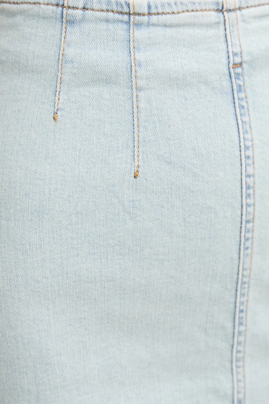 United Colors of Benetton fustă din denim albastru 4ORHD004O