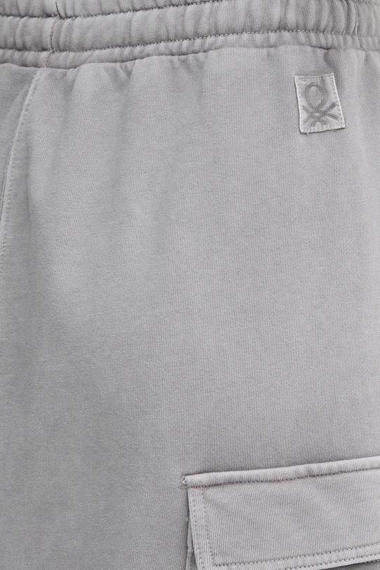 Bavlnená sukňa United Colors of Benetton 39BLD000E sivá