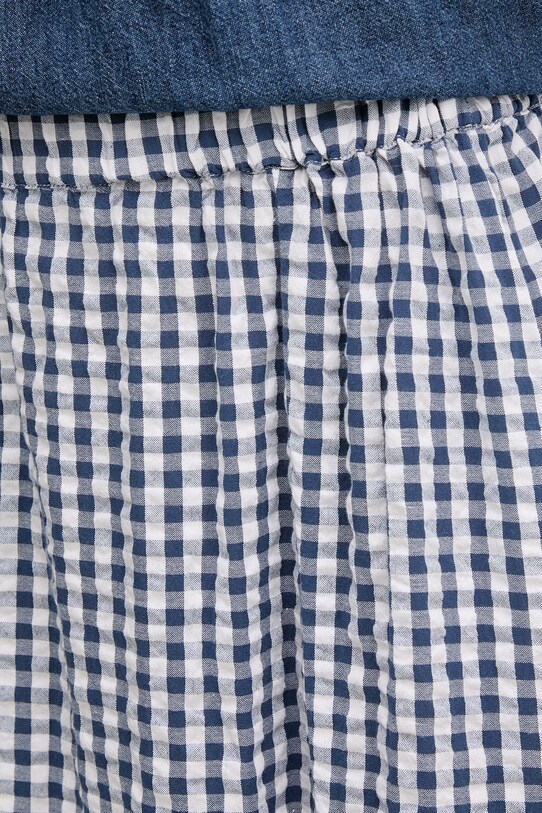 United Colors of Benetton fustă din bumbac bleumarin 4XDKD004V