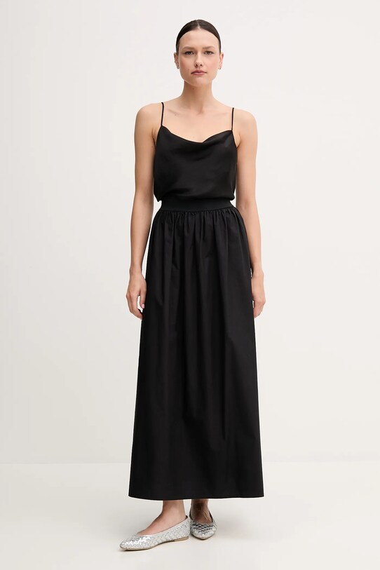 United Colors of Benetton gonna in cotone 4TPUD004I nero SS25