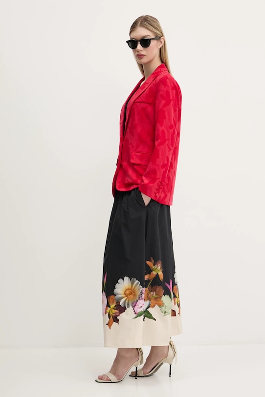 Desigual fusta din bumbac LINDO 25SWFW18 negru SS25