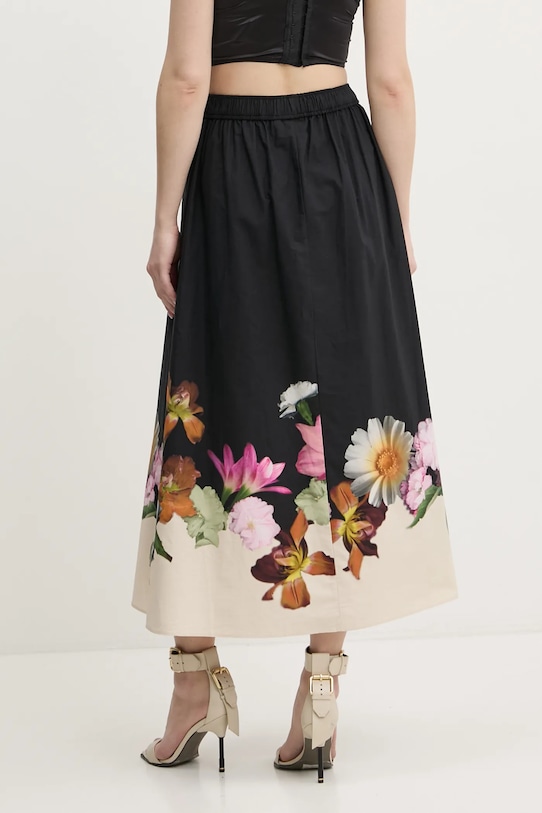 Îmbrăcăminte Desigual fusta din bumbac LINDO 25SWFW18 negru