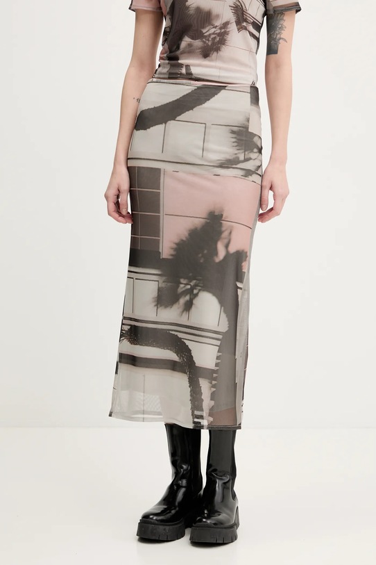 Sukně Desigual SHELLEY maxi béžová 25SWFK05