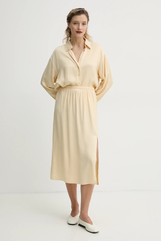 Спідниця American Vintage UNY13BE25 бежевий SS25