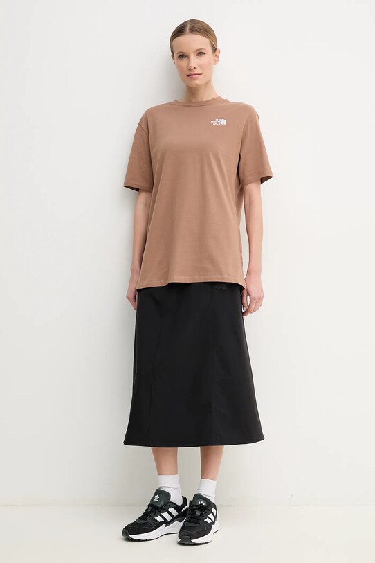 The North Face spódnica North Dome NF0A8B92JK31 czarny SS25