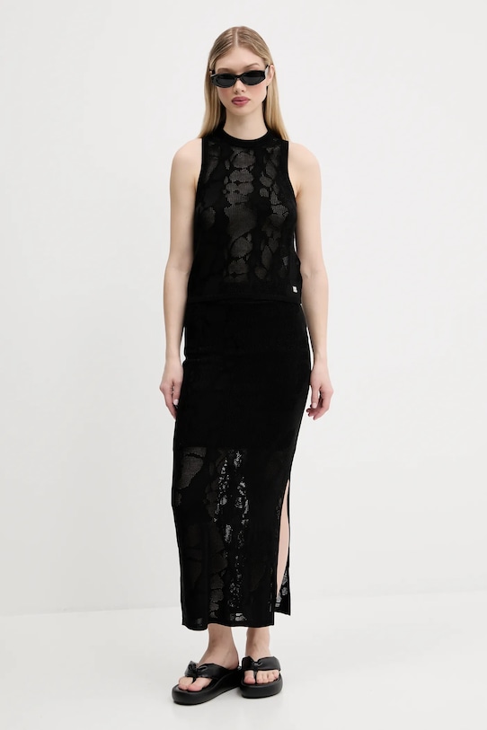 HUGO spódnica 50538225 czarny SS25