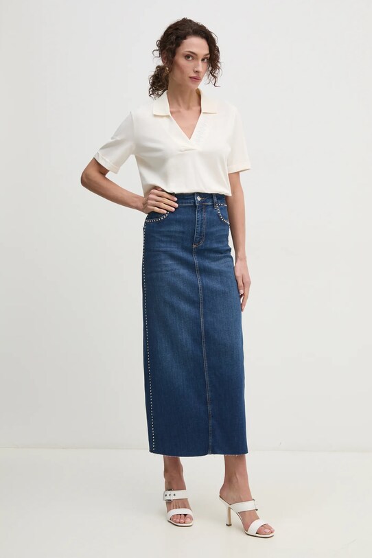 Liu Jo spódnica jeansowa UA5182.D4811 niebieski SS25