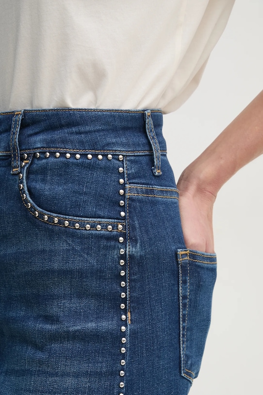 Liu Jo spódnica jeansowa niebieski UA5182.D4811