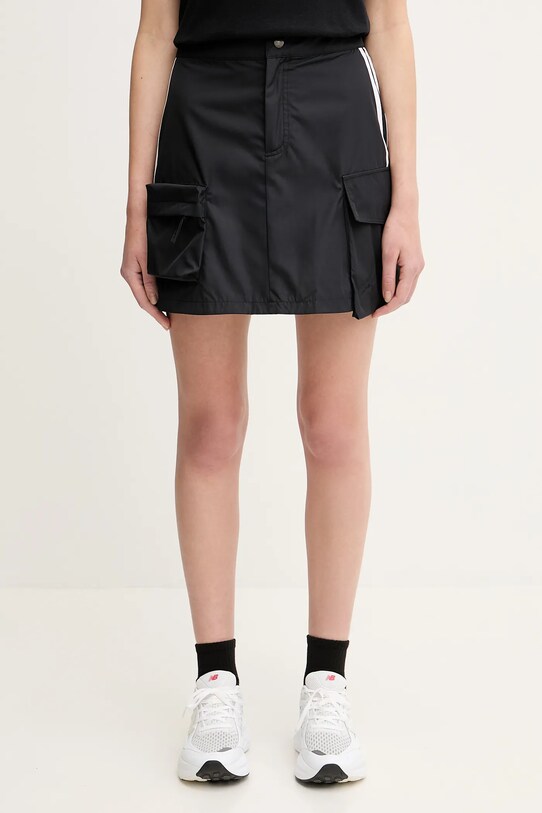 adidas Originals spódnica Cargo Miniskirt wzorzyste czarny JJ3087