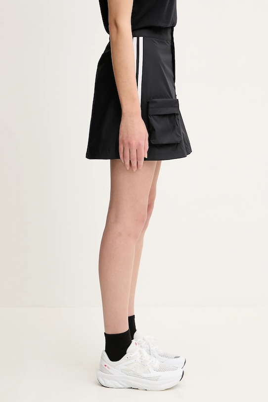 Sukňa adidas Originals Cargo Miniskirt čierna JJ3087