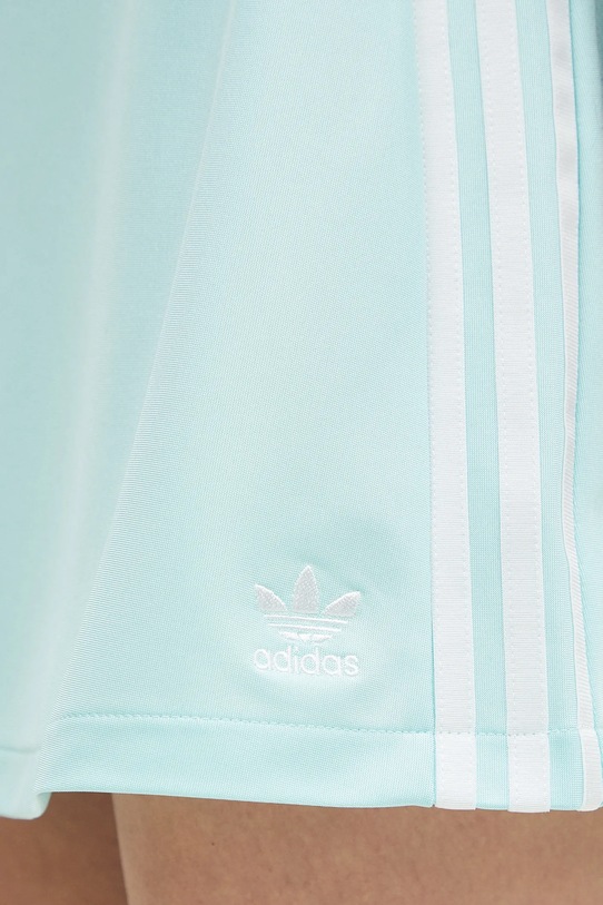 adidas Originals fustă 3S Mini Skirt turcoaz JP3653