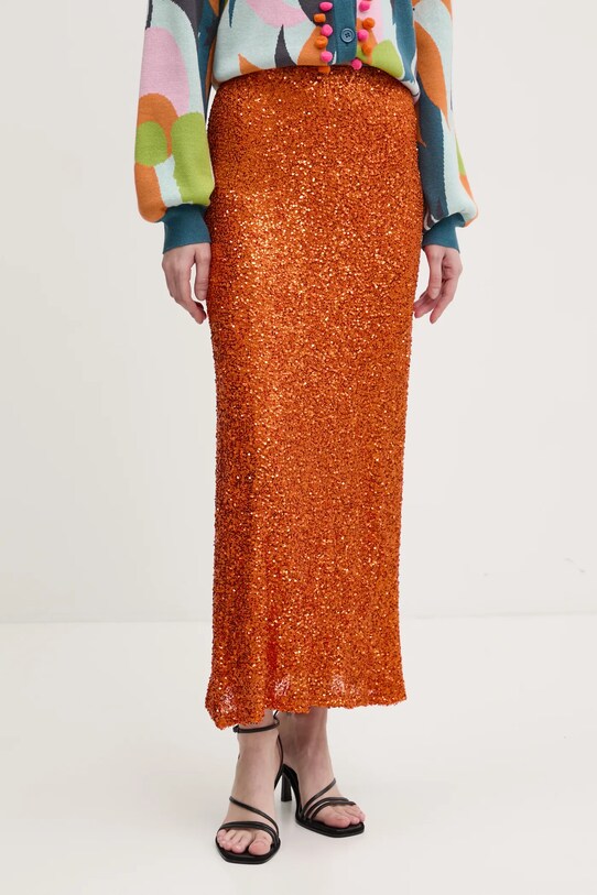 Krilo Never Fully Dressed Rust Sequin Dorris Raven oranžna NFDSK634