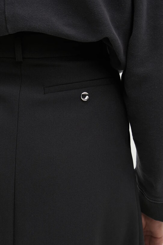 Coperni spódnica One-Leg Tailored czarny COPJ85F3004