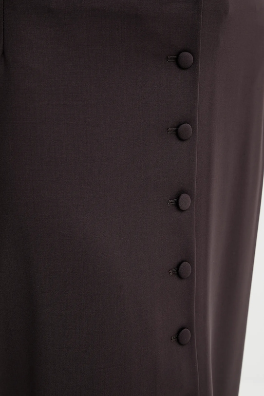 Sukňa s prímesou vlny Remain hnedá 502472578