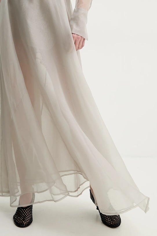 Шёлковая юбка Remain серый 5026072300