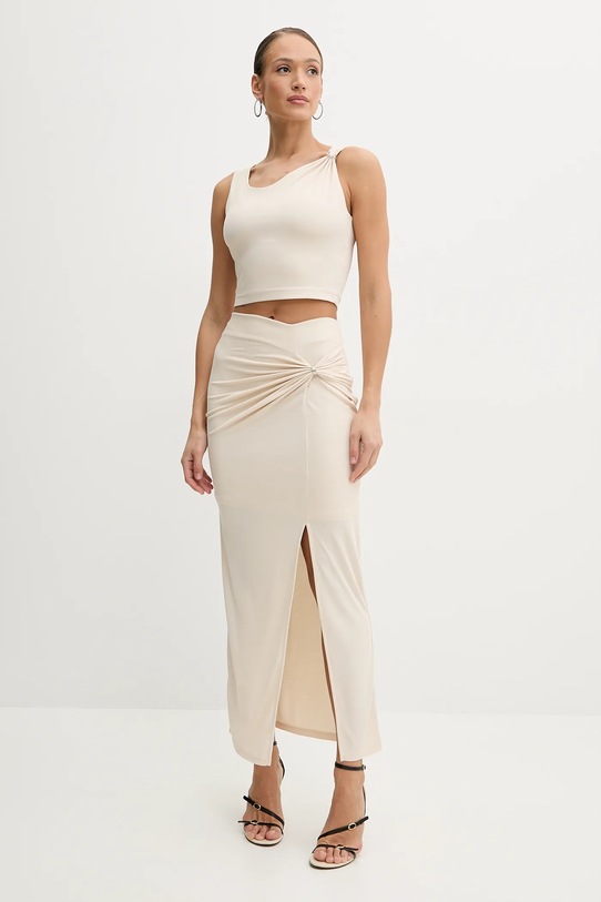 Guess spódnica AIMEE W5GD0E.KAQL2 beżowy SS25