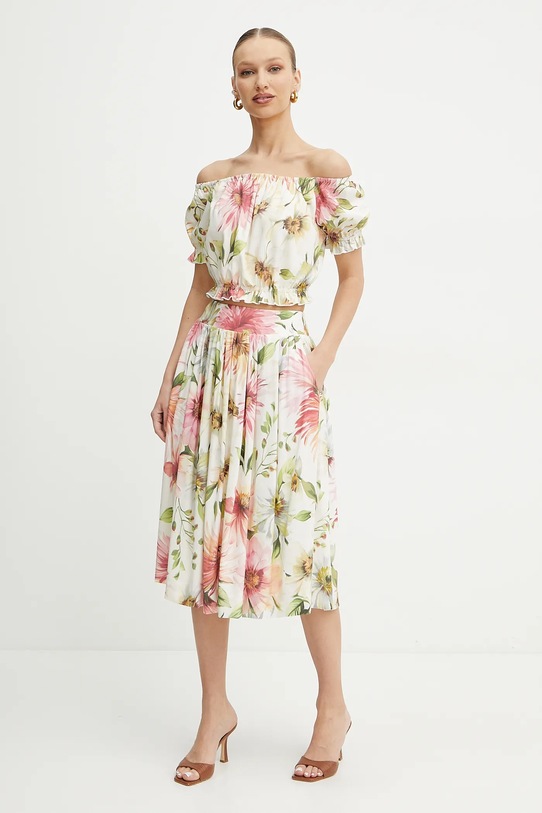 Guess spódnica ELODIE W5GD64.WH4S2 beżowy SS25