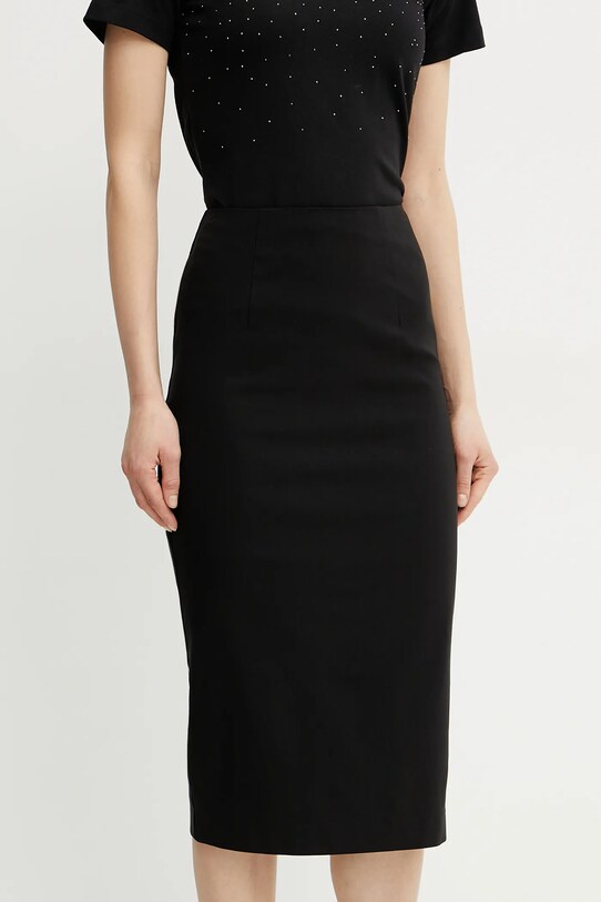 Sukně Guess JAYLA midi černá W5GD93.WGMR2