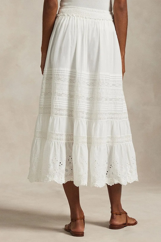 Abbigliamento Polo Ralph Lauren gonna in cotone 211955036 bianco