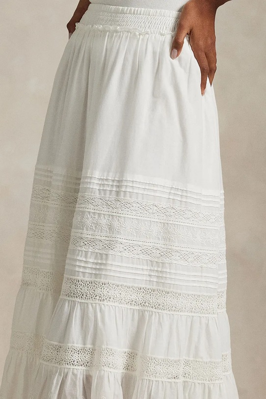 Polo Ralph Lauren gonna in cotone bianco 211955036