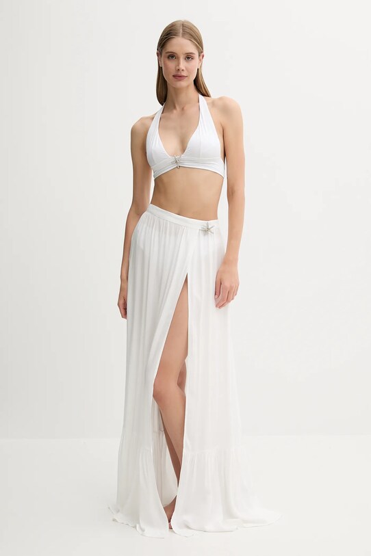 Plážová sukňa Guess E5GD05.WH3X2 biela SS25