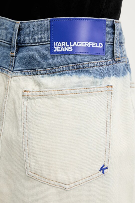 Džínová sukně Karl Lagerfeld Jeans modrá A2W12014