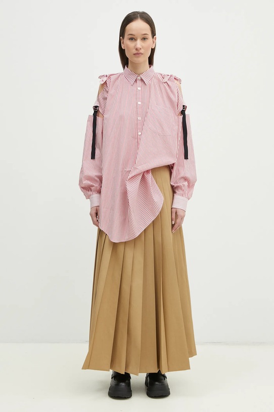 Undercover cotton skirt Skirt UP1E1603 beige