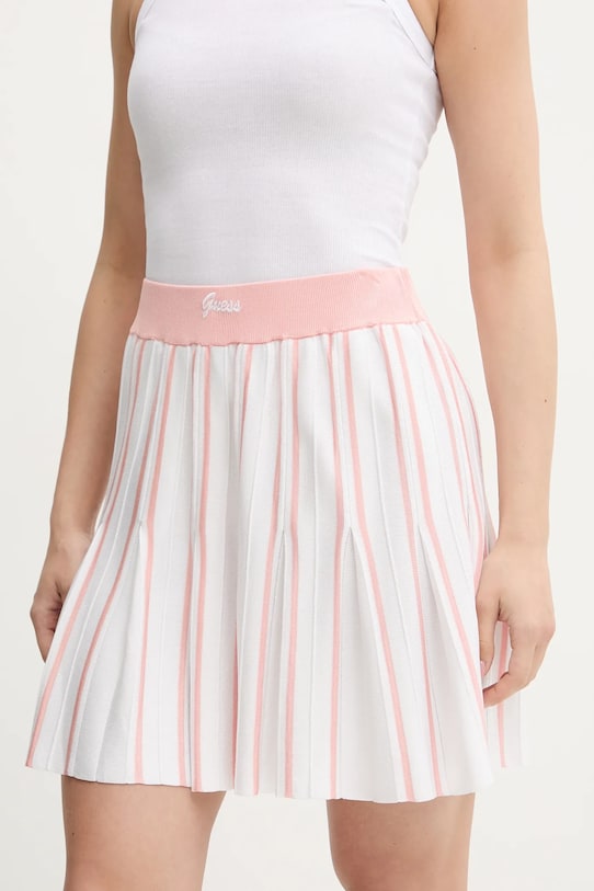 Guess spódnica casual biały V5GD00.Z3D60