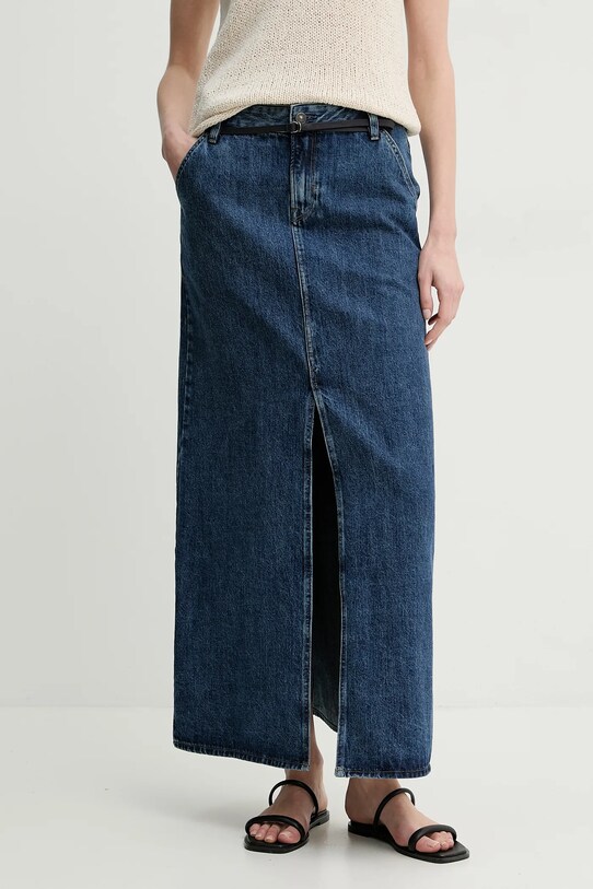 G-Star fustă jeans uni bleumarin D25979.D788