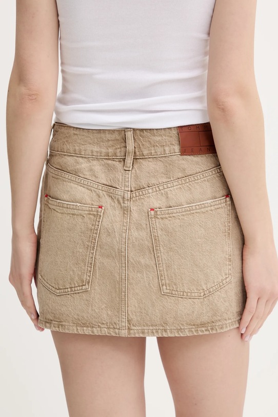 Îmbrăcăminte Tommy Jeans fustă jeans DW0DW20134 bej