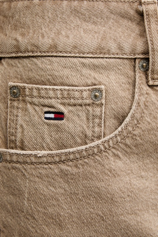 Tommy Jeans fustă jeans bej DW0DW20134