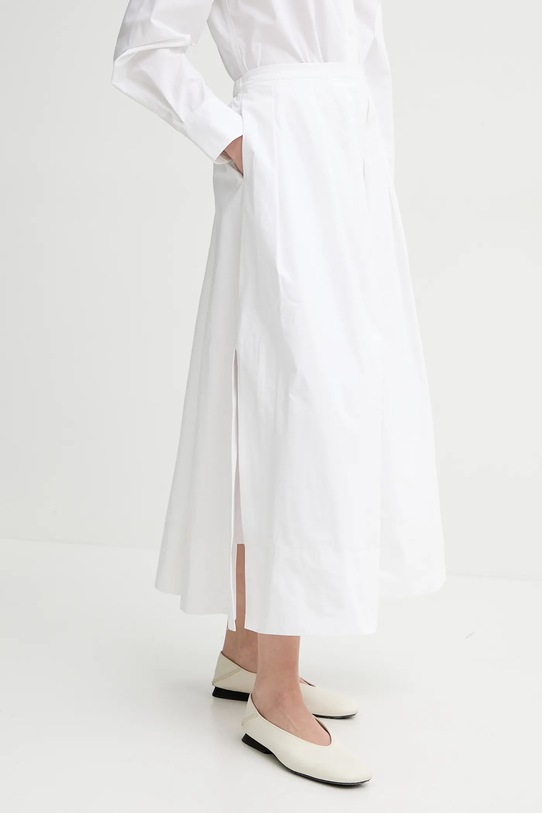 Herskind fustă din bumbac Herdis alb 5559202