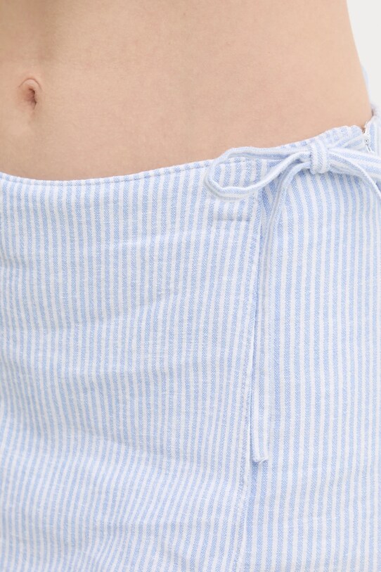 Hollister Co. vászon szoknya KI343.5027.104 kék