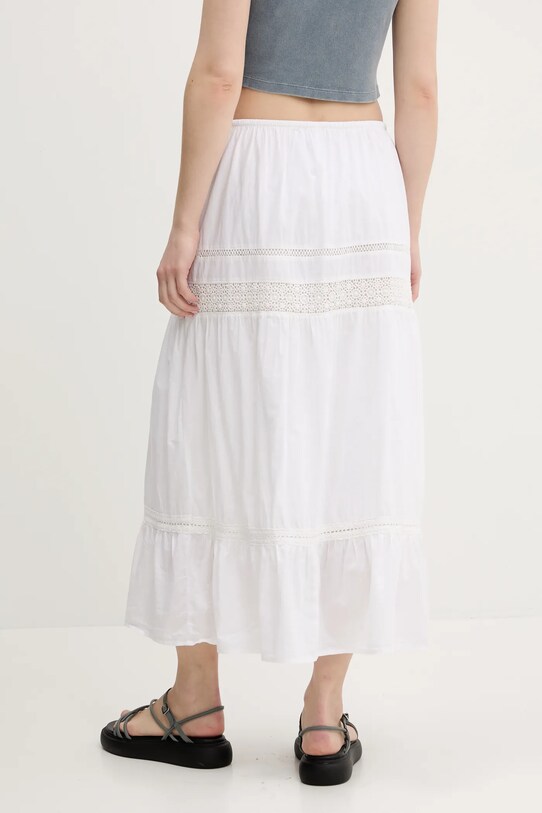 Odjeća Pamučna suknja Hollister Co. KI343.5038.100 bijela