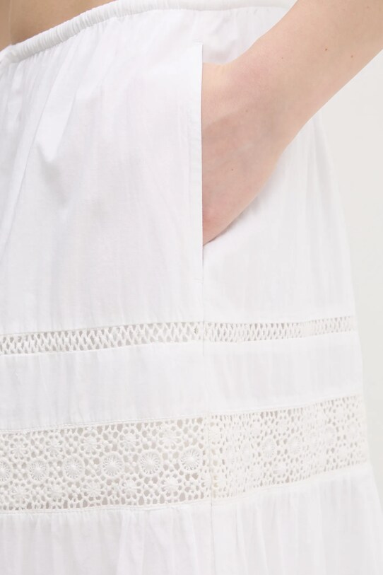 Pamučna suknja Hollister Co. bijela KI343.5038.100