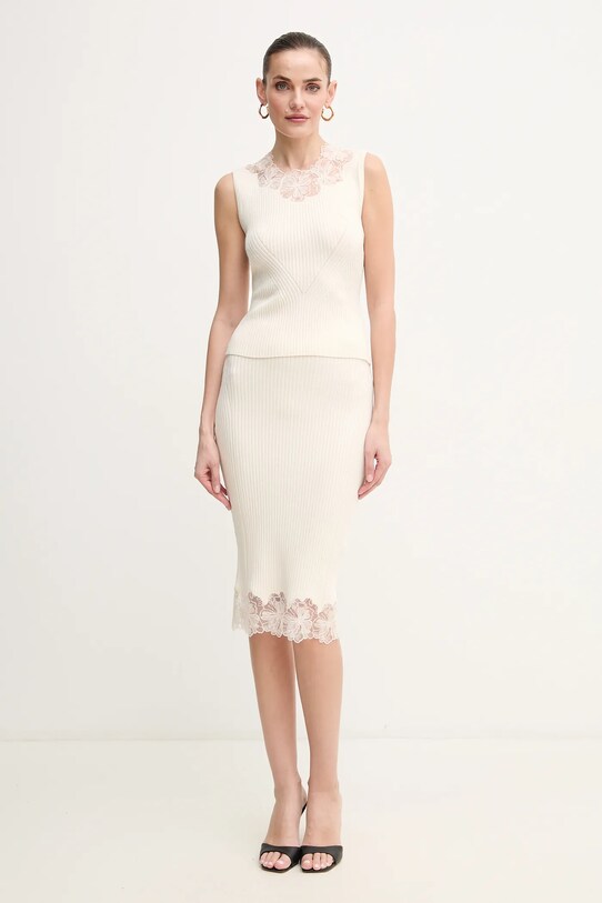 Sukňa Marciano Guess CANDICE 5GGD17.5872Z béžová SS25