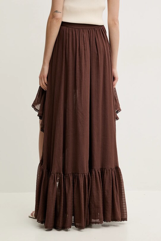 Ρούχα Βαμβακερή φούστα Marciano Guess ELSA 5GGD34.7317A καφέ