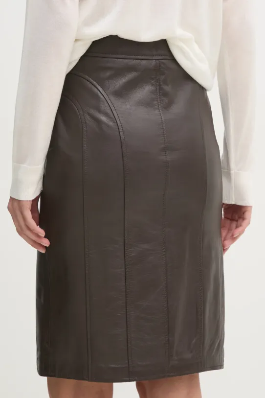 Îmbrăcăminte Joop! fusta de piele 80000701 maro