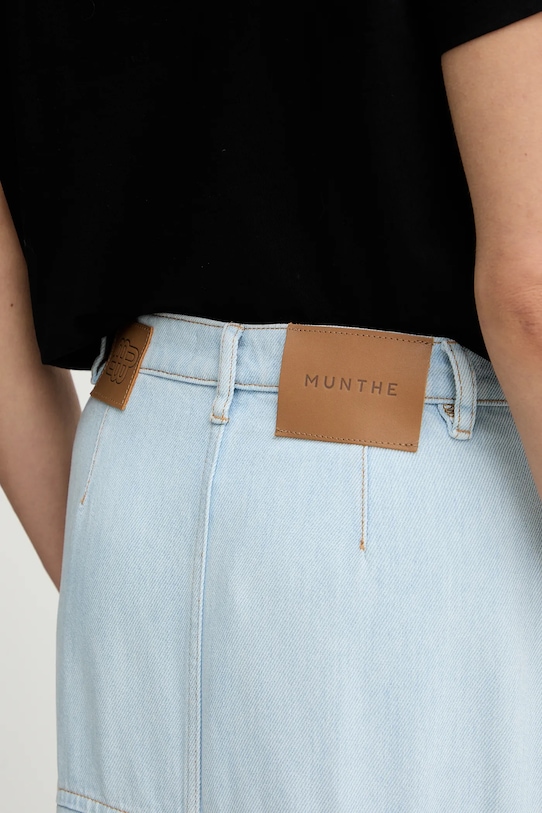 Rifľová sukňa MUNTHE TUXYA modrá 251121425110