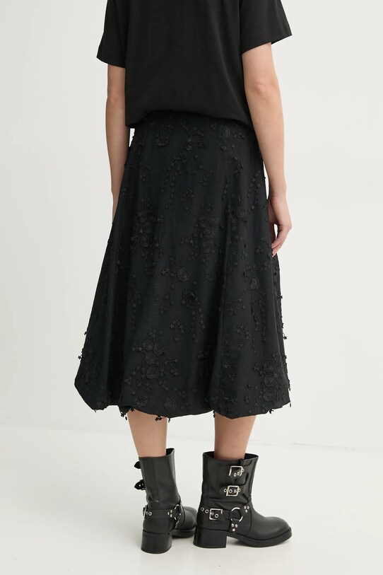 Îmbrăcăminte MUNTHE fusta din bumbac FIAMMA 251122225125 negru