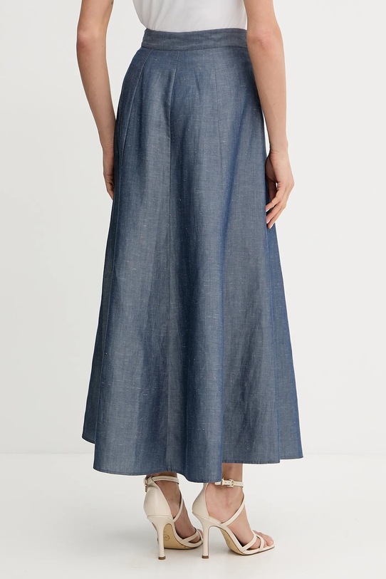 Odzież Liu Jo spódnica z domieszką lnu WA5353.T4818 niebieski
