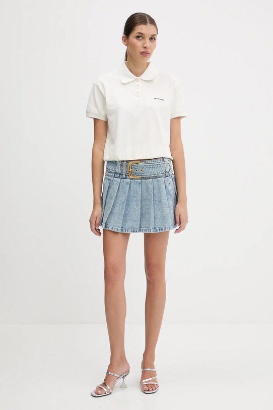 Rifľová sukňa Miss Sixty 6S2KJ06200 modrá SS25