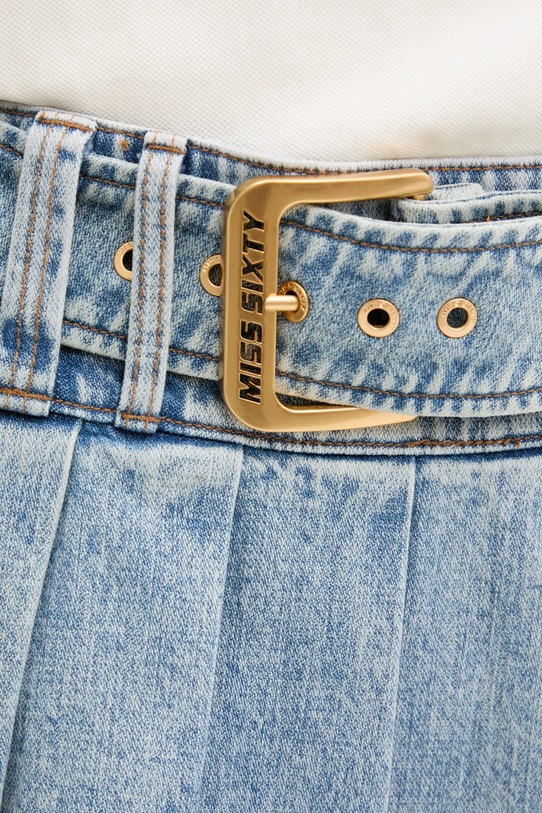 Rifľová sukňa Miss Sixty modrá 6S2KJ06200