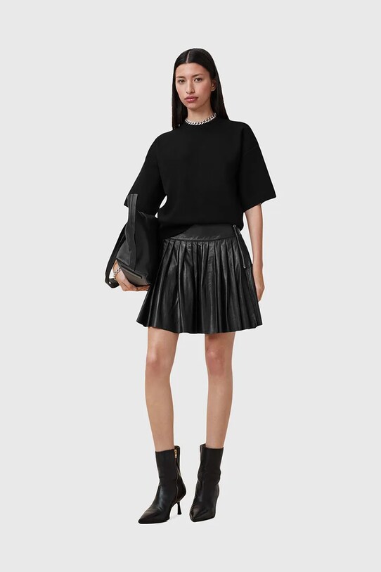 Шкіряна спідниця AllSaints VENA W029RC